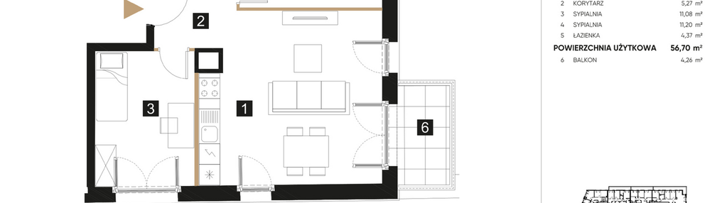 Mieszkanie w inwestycji: Konwiktorska Residence