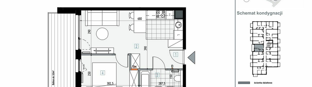 Mieszkanie w inwestycji: Apartamenty Kopernika