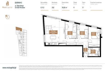 Mieszkanie w inwestycji: Quorum Apartments