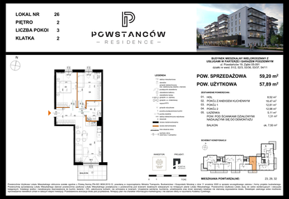 Mieszkanie w inwestycji: Powstańców Residence