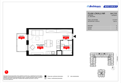 Mieszkanie w inwestycji: Osiedle Bociana 5