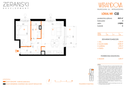 Mieszkanie w inwestycji: Werandova