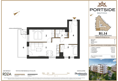 Mieszkanie w inwestycji: Portside Bałtycka