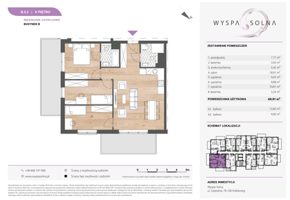 Mieszkanie w inwestycji: Wyspa Solna Etap III, budynek B