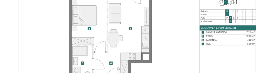 Mieszkanie w inwestycji: Apartamenty Myśliborska Park