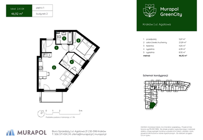 Mieszkanie w inwestycji: Murapol GreenCity bud. 2