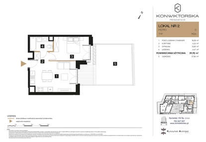 Mieszkanie w inwestycji: Konwiktorska Residence