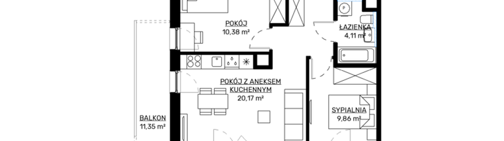 Mieszkanie w inwestycji: KWADRAT etap 2
