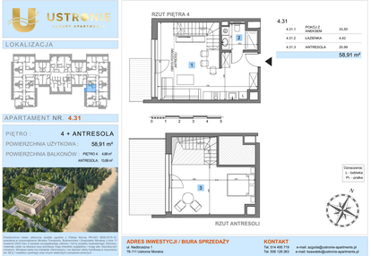 Mieszkanie w inwestycji: Ustronie Luxury Apartments