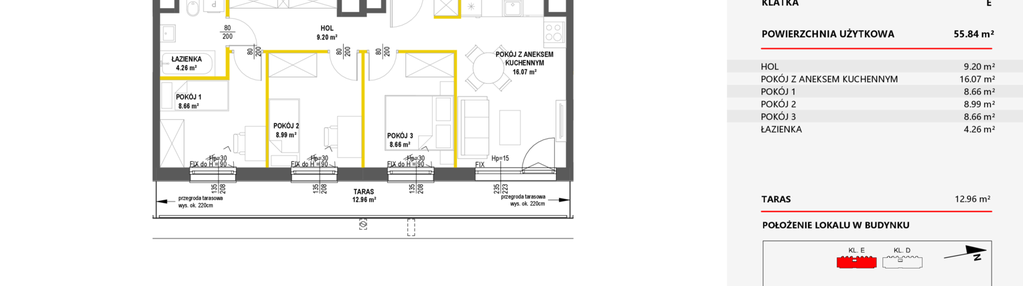Mieszkanie w inwestycji: Miasteczko Nova Fala 2
