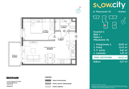 Mieszkanie w inwestycji: Slow City