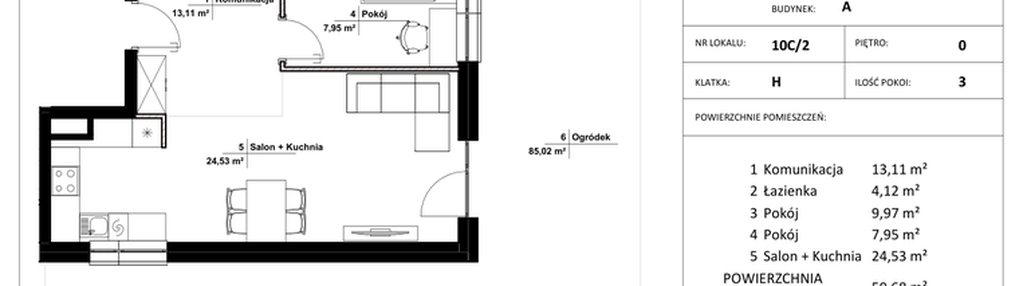 Mieszkanie w inwestycji: Jasielska 8C etap II