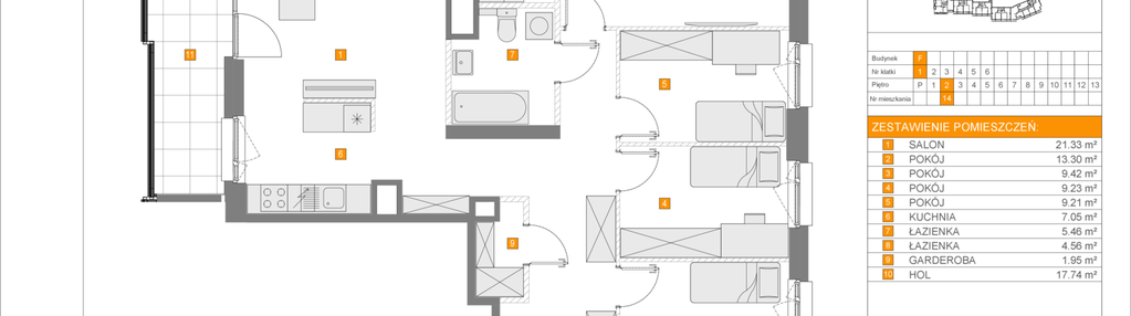 Mieszkanie w inwestycji: Apartamenty Literacka etap 2.3