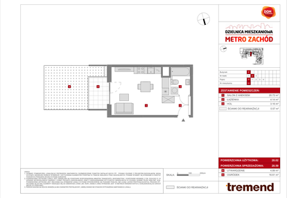 Mieszkanie w inwestycji: Dzielnica Mieszkaniowa Metro Zachód - etap 8