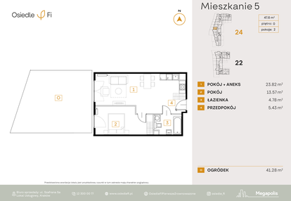 Mieszkanie w inwestycji: Osiedle Fi bud. 22, 24
