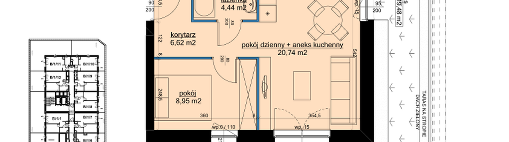 Mieszkanie w inwestycji: Osiedle Hawelańska etap III - bud. B
