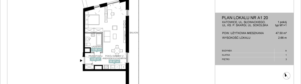 Mieszkanie w inwestycji: Mikato