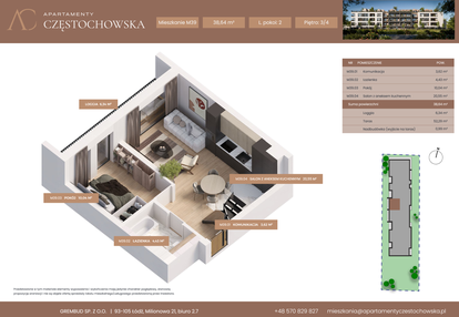 Mieszkanie w inwestycji: Apartamenty Częstochowska