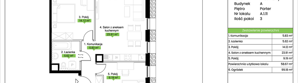 Mieszkanie w inwestycji: JA_SIELSKA V