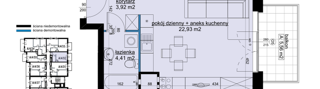 Mieszkanie w inwestycji: Osiedle Hawelańska etap III - bud. A