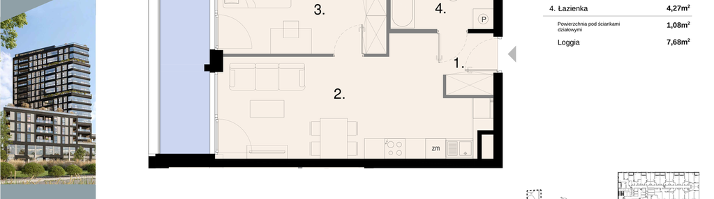 Mieszkanie w inwestycji: Sky Trust etap II - Apartamenty inwestycyjne