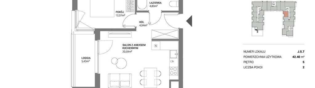 Mieszkanie w inwestycji: Łopuszańska 47 - etap 3