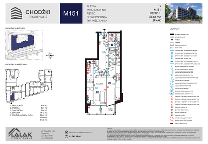 Mieszkanie w inwestycji: Chodźki Residence 2