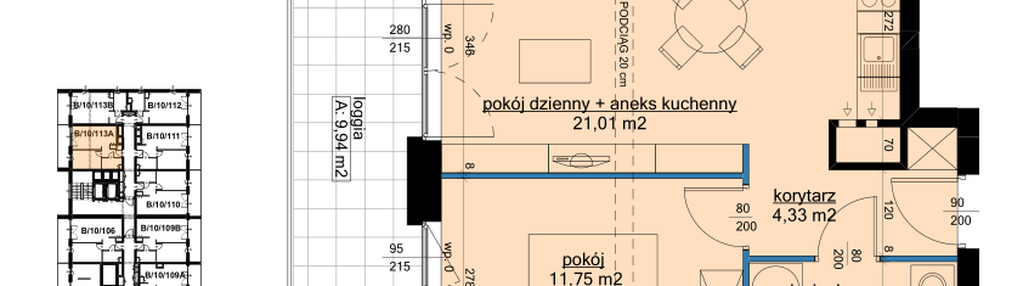 Mieszkanie w inwestycji: Osiedle Hawelańska etap III - bud. B