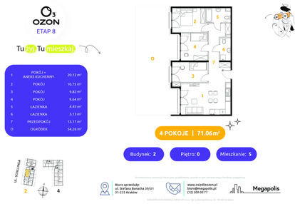 Mieszkanie w inwestycji: Osiedle Ozon etap VIII