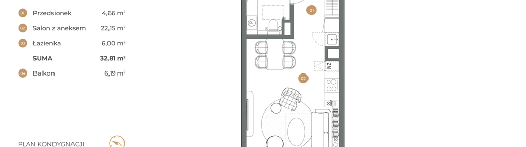 Mieszkanie w inwestycji: Witkiewicza Apartments