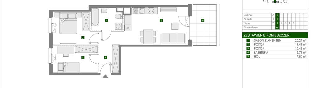 Mieszkanie w inwestycji: Osiedle Urbino etap 4.1