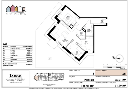 Mieszkanie w inwestycji: Kamieniczki za Strugą