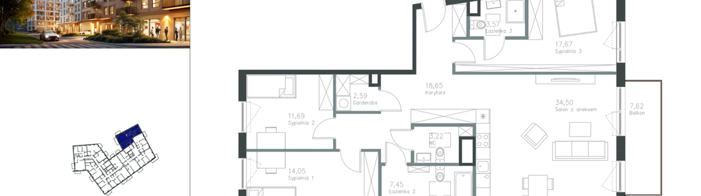 Mieszkanie w inwestycji: Piano