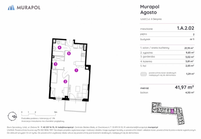 Mieszkanie w inwestycji: Murapol Agosto