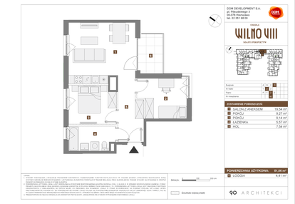 Mieszkanie w inwestycji: Osiedle Wilno VIII etap 1.2