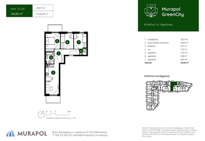 Mieszkanie w inwestycji: Murapol GreenCity bud. 2