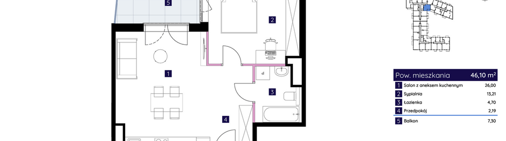 Mieszkanie w inwestycji: Osiedle Neonowe