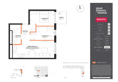 Mieszkanie w inwestycji: Nowe Żerniki to KOSMOS