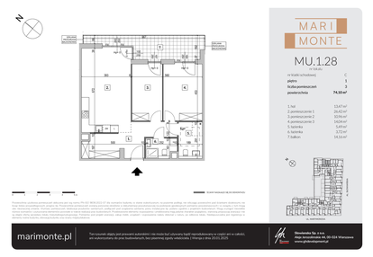 Mieszkanie w inwestycji: Marimonte - apartamenty inwestycyjne