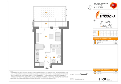 Mieszkanie w inwestycji: Apartamenty Literacka etap 2.3