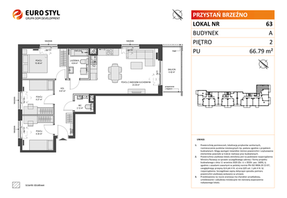 Mieszkanie w inwestycji: Przystań Brzeźno