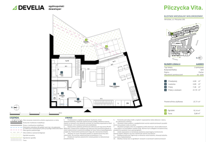 Mieszkanie w inwestycji: Pilczycka Vita