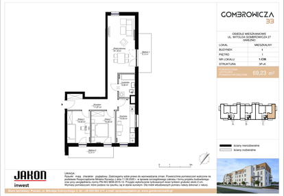 Mieszkanie w inwestycji: Gombrowicza 33