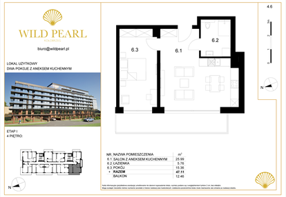 Mieszkanie w inwestycji: Wild Pearl - apartamenty inwestycyjne