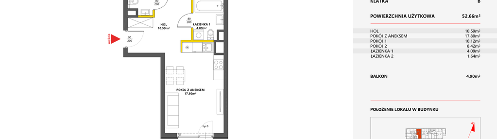 Mieszkanie w inwestycji: Metro Art 7