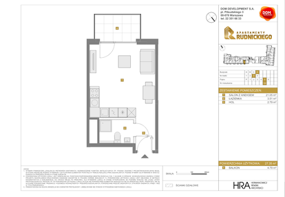 Mieszkanie w inwestycji: Apartamenty Rudnickiego