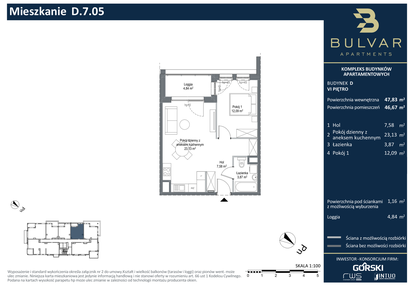 Mieszkanie w inwestycji: Bulvar Apartments - etap II