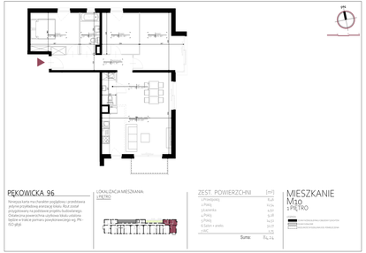 Mieszkanie w inwestycji: Pękowicka 96