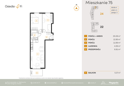 Mieszkanie w inwestycji: Osiedle Fi bud. 22, 24