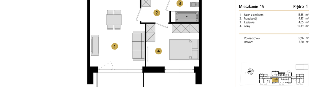 Mieszkanie w inwestycji: Apartamenty Opolczyka